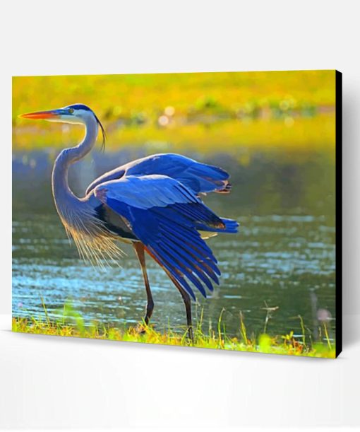 Great Blue Heron Paint By Number