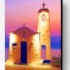 Greece Santorini Church Paint By Number