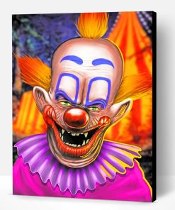 Horror Clown Paint By Number