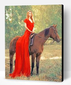 Horse And Girl Photography Paint By Number