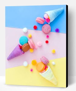 Ice Cream Cones Paint By Number