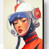 Korean Astronaut Girl Paint By Number
