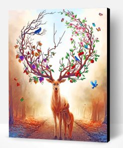 Magical deer Paint By Number