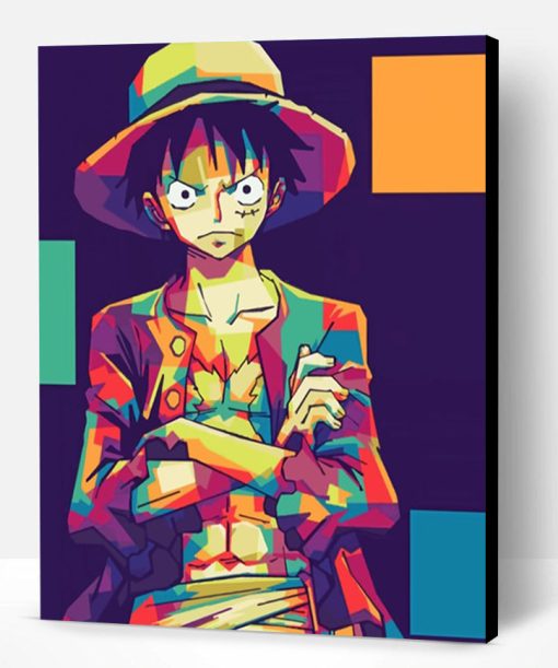 Monkey D Luffy Pop Art Paint By Number