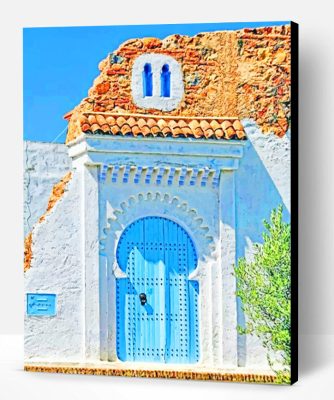 Moroccan Traditional Door Paint By Number