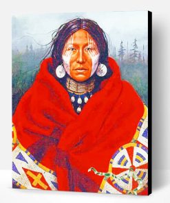 Native Old Lady Paint By Number