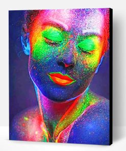 Neon Body Paint By Number
