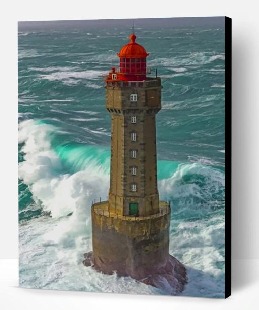 Phare De La Jument Lighthouse France Paint By Number