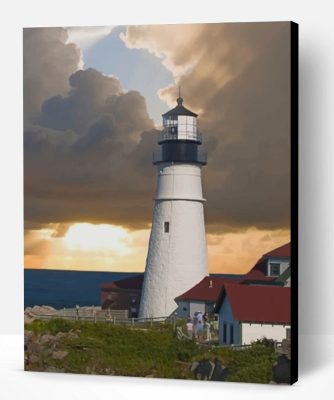 Portland Head Lighthouse Paint By Number