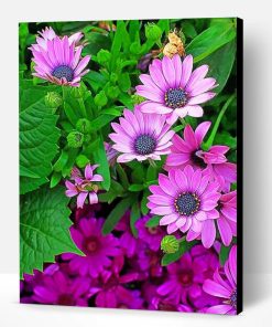 Purple Flowers Paint By Number