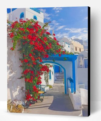 Santorini Greece Paint By Number