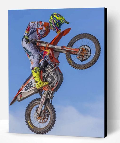 Tony Cairoli Motocross Paint By Number