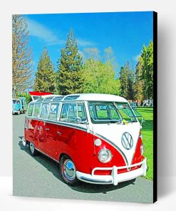 VW Microbus Paint By Numbers