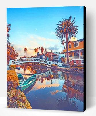 Venice Canals Los Angeles California Paint By Number