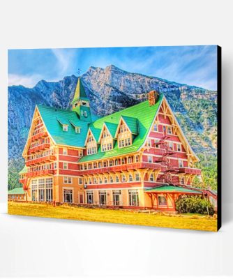 Waterton Lake National Park Of Canada Paint By Number