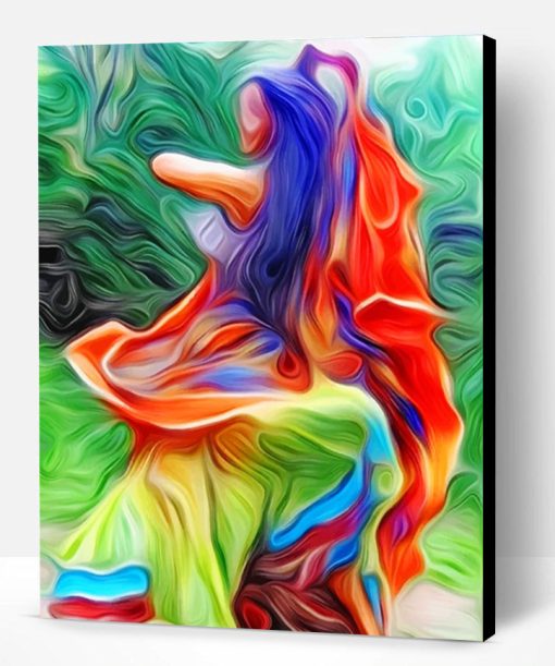 Abstract Dancer Paint By Number