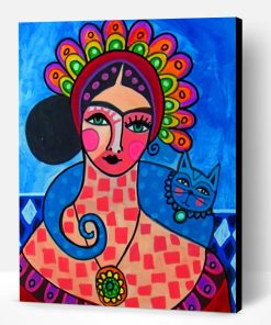 Abstract Frida Kahlo Paint By Number