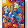Abstract Musicians Paint By Number
