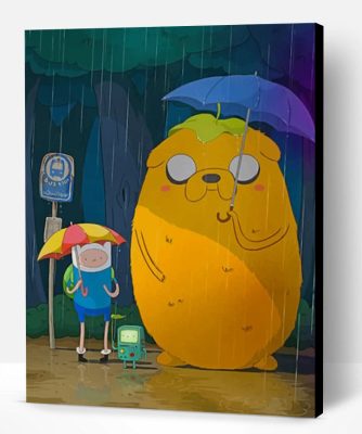 Adventure Time Totoro Paint By Number