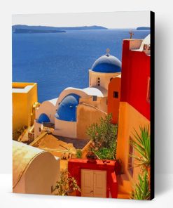 Aesthetic Oia Santorini Paint By Number