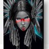 Aesthetic Native American Girl Paint By Number