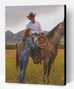 Aesthetic Western Couple Paint By Number