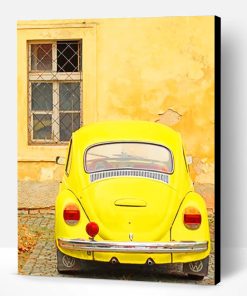 Aesthetic Yellow Volkswagen Paint By Number