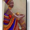 African Lady Paint By Number
