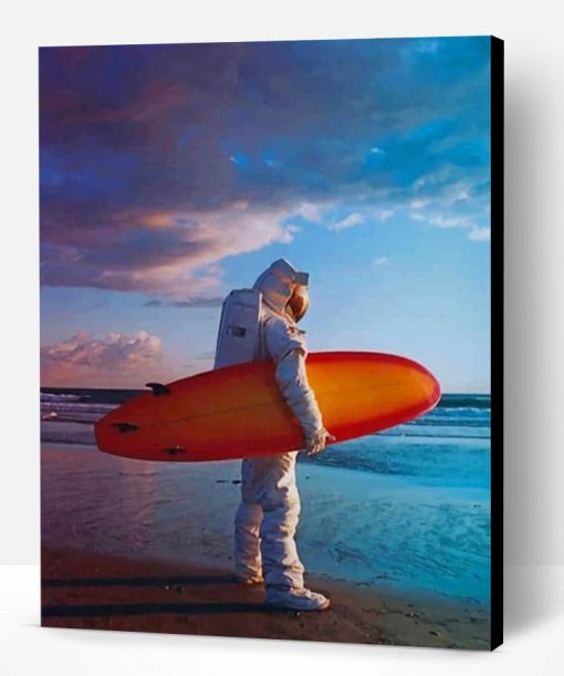 Astronaut On The beach Paint By Number