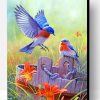 Blue Birds Paint By Number