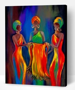 Black African Ladies Paint By Number