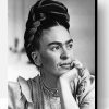 Black And White Frida Kahlo Paint By Number