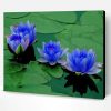 Blue Lotus Flowers Paint By Number