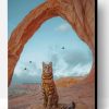 Bengal Cat In Corona Arch Utah Paint By Number