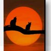 Cats Silhouette Paint By Number
