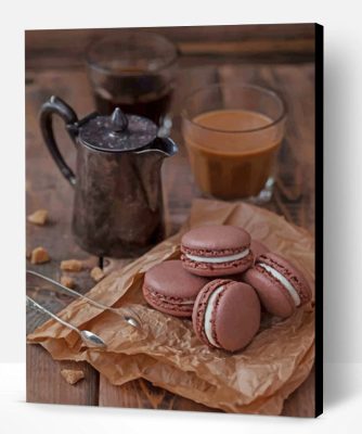 Coffee And Macaroons Paint By Number