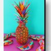 Colorful Pineapple And Bananas Paint By Number