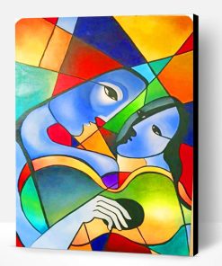 Colorful Abstract Women Paint By Number