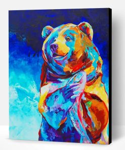 Colorful Bear Paint By Number