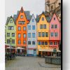 Colorful Buildings In Cologne Germany Paint By Number