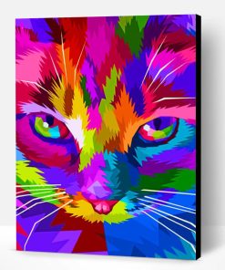 Pop Art Cat Paint By Number