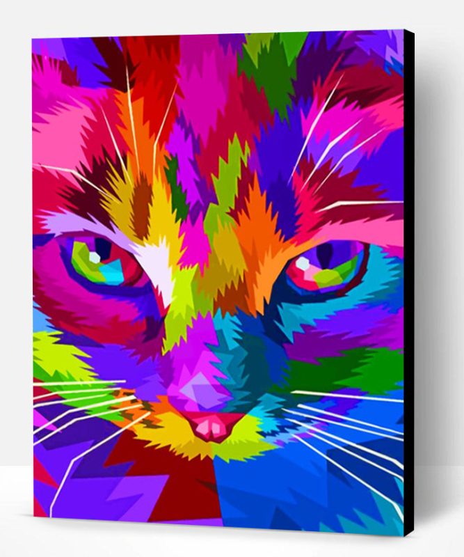 Pop Art Cat Paint By Number