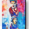 Colorful Charlie Chaplin Paint By Number