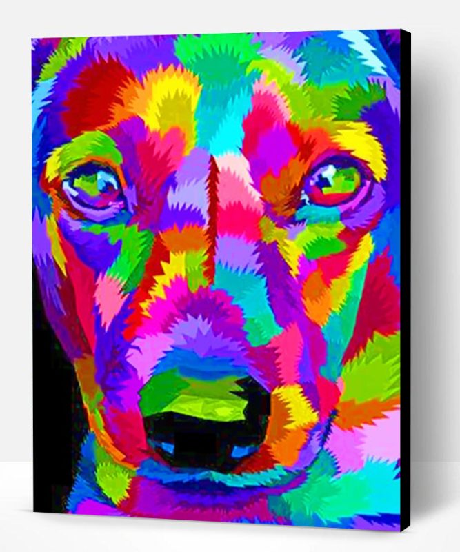 Pop Art Dog Paint By Number