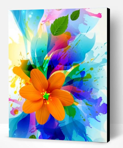 Colorful Flower Paint By Number