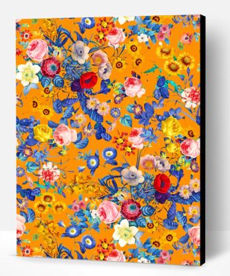 Colorful Flowers Paint By Number