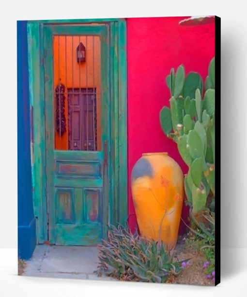 Colorful Hacienda Paint By Number