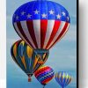 Colorful Hot Air Balloons Paint By Number