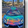 Colorful Lamborghini Paint By Number