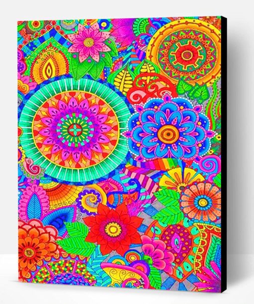 Colorful Mandala Paint By Number